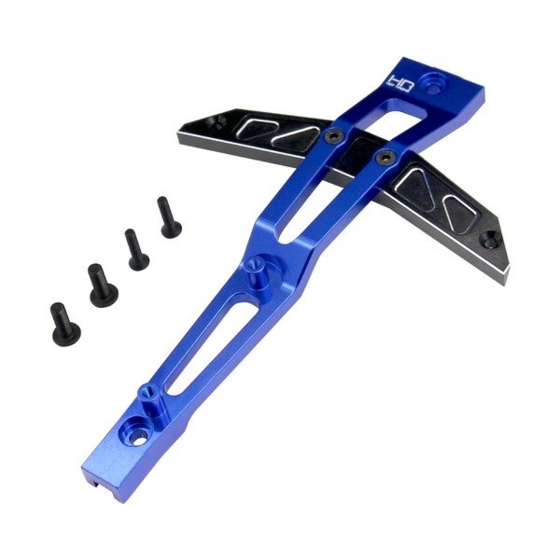 Hot Racing Traxxas Maxx Aluminum Front Chassis Brace (Blue)