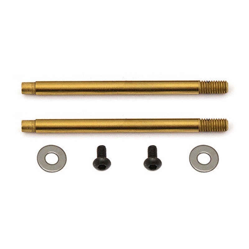 Team Associated 3x23mm V2 Ti-Nitride Screw Mount Front Shock Shaft (2)