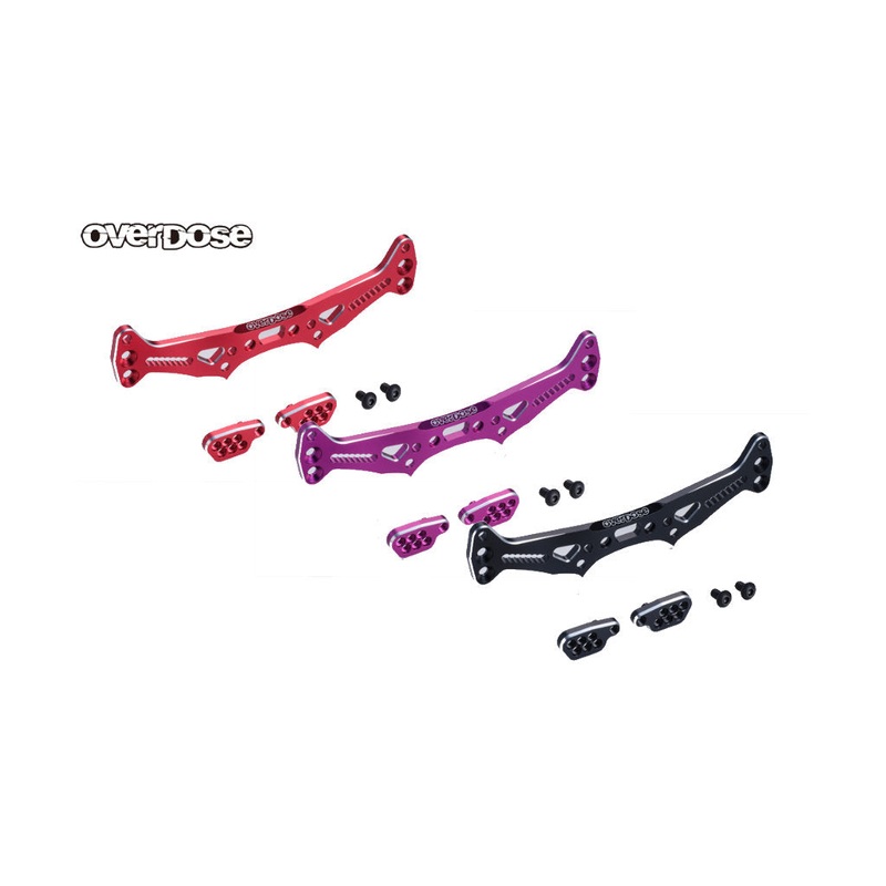 ES Aluminum Shock Tower for GALM [OVERDOSE] OD3854 OD3855 OD3856 Purple