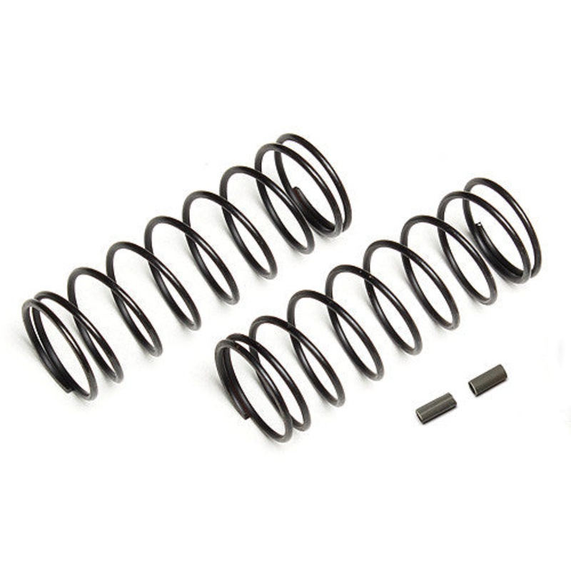 Team Associated RC8B3 Front Shock Spring Set (Grey – 4.7lb/in) (2)