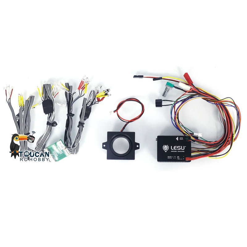 LESU Sound System LED Light Group for 1/14 RC Dump Truck Remote Control Construction Vehicle Car DIY Hobby Model Parts