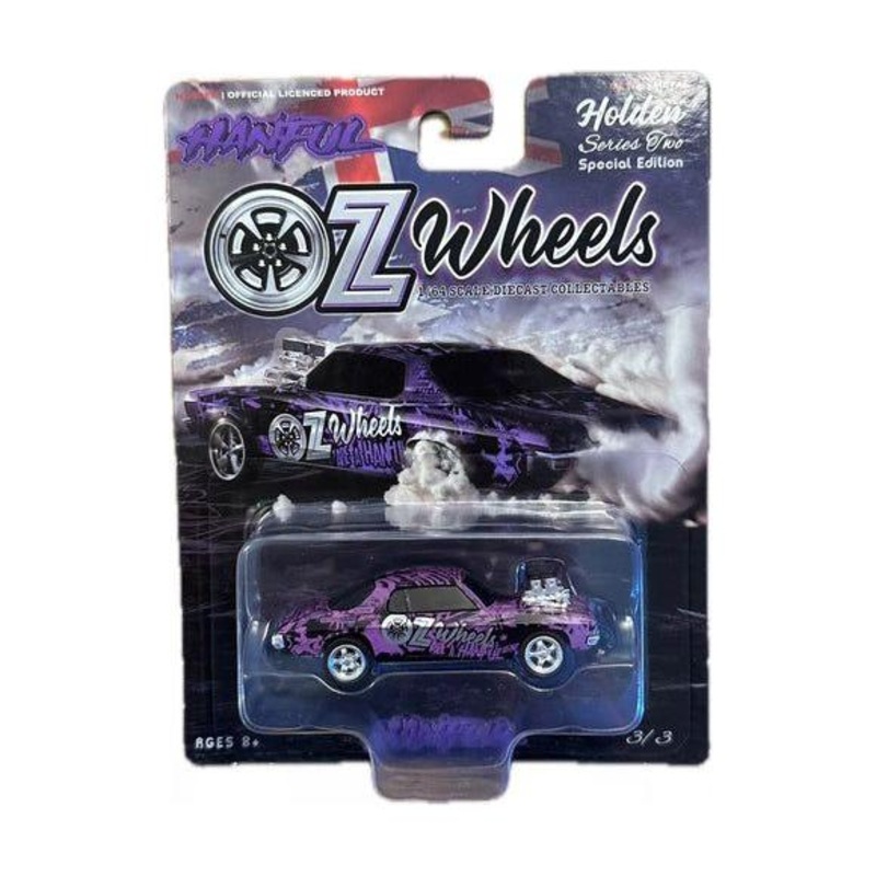 OZ LEGENDS 1/64 HANFUL – Oz Wheels Wrapped – Holden HQ Monaro