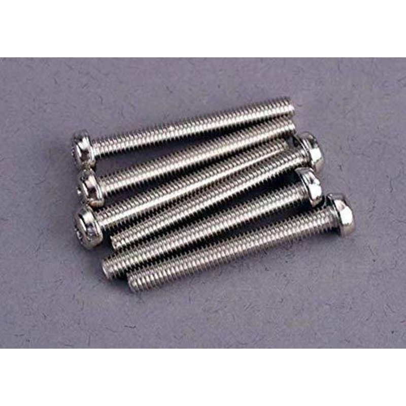Traxxas 2569 Screws 3x25mm roundhead machine (6)
