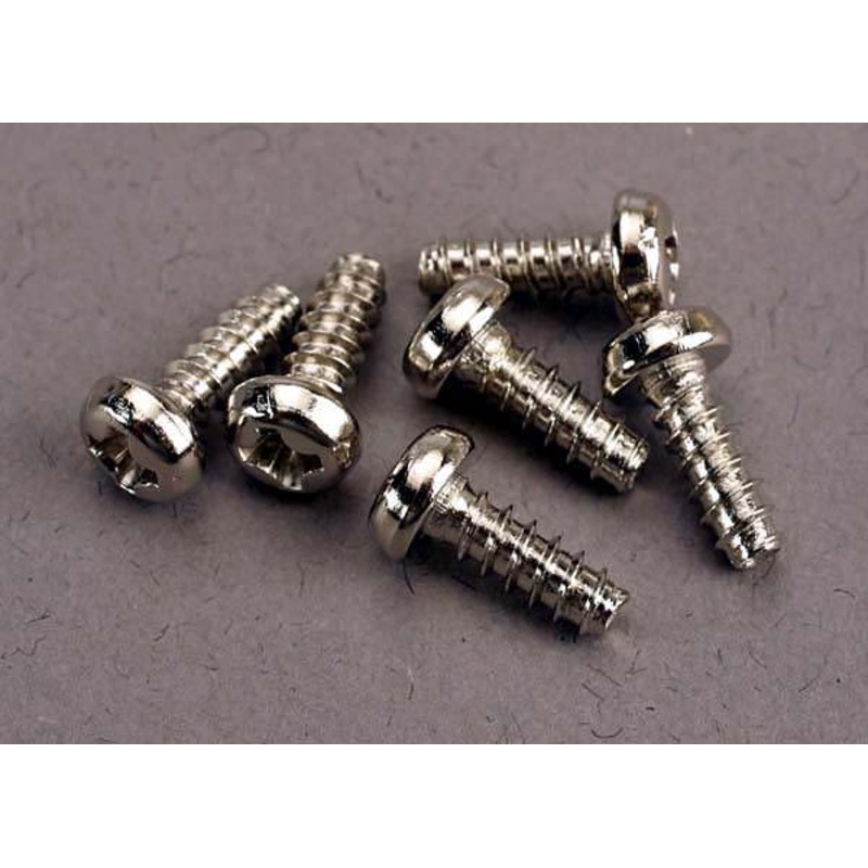 Traxxas 2682 Screws 3x8mm roundhead self-tapping (6)