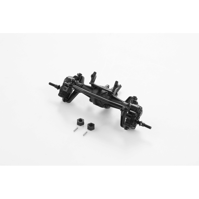 1:24 Smasher V2 FRONT AXLE ASSEMBLY WITH DIFFERENTIAL SET