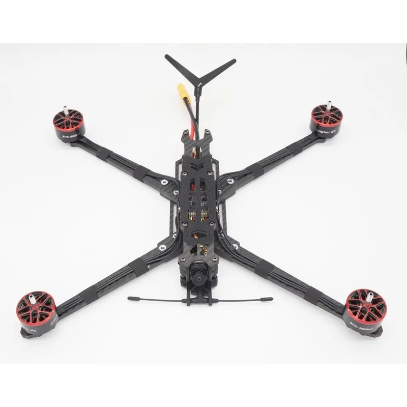 RCDrone Dolphin 10 Inch FPV Drone – 6S 1.2/1.3G 5.8G 3W 10-20KM Distance 4.2KG Payload GPS Racing F405 FC 3115 Motor Freestyle Drone 1.2G2W-TBS