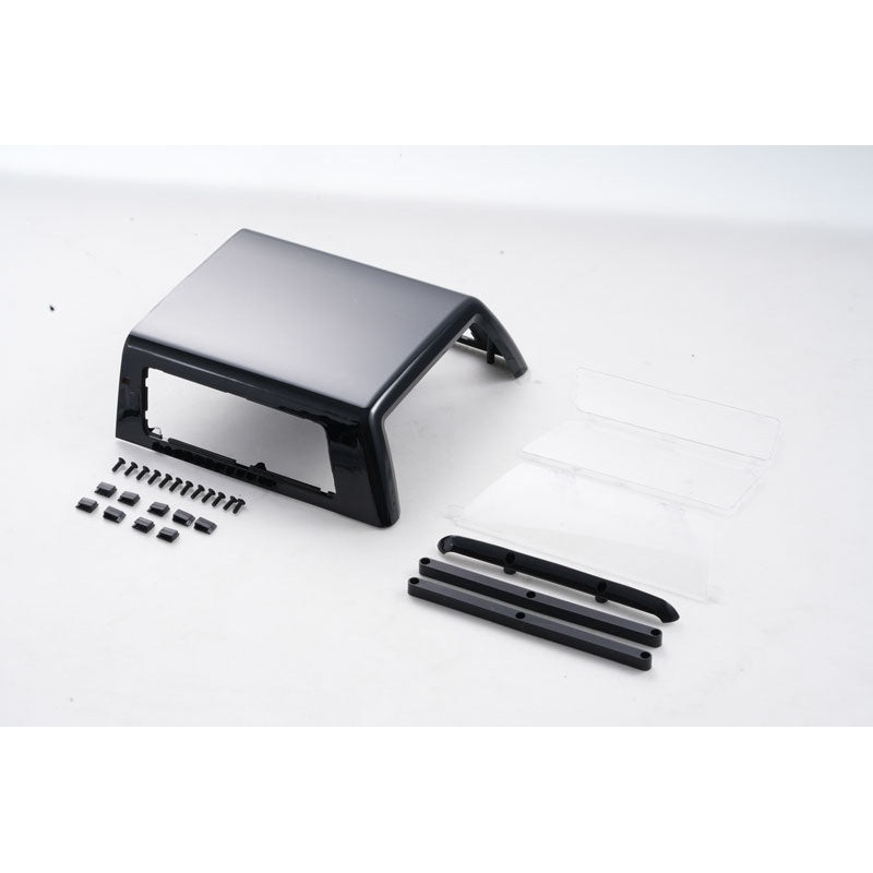 1:10 CHEVROLET K5 BLAZER HOPPER COVER WITH WINDOW (BLACK/WHITE) Black