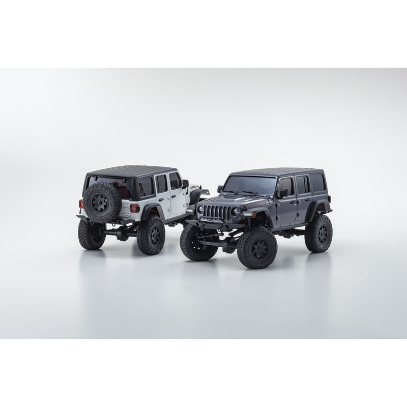 1-24 Mini-Z 4×4 Jeep Wrangler Mini Crawler (White or Gun Metal) [Kyosho] 32521GM 32521W Gun Metal
