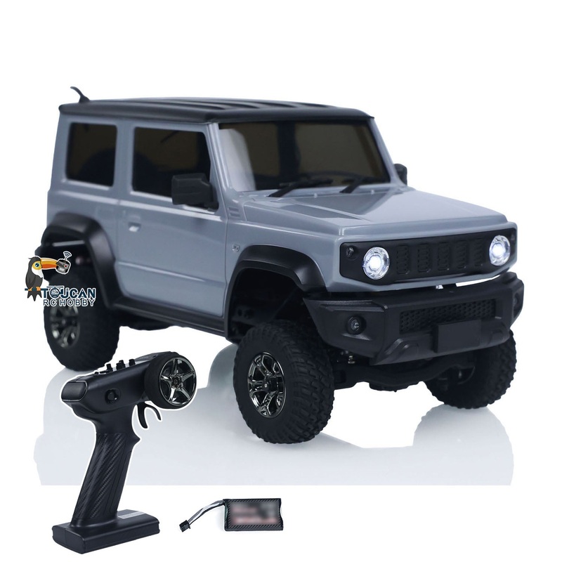 UdiRC UCX2402 1/18 2.4G 4WD 4×4 Remote Control Crawler Vehicle Off Road Car Brushed 130 Motor 30A ESC 3Speed Gearbox RTR Battery Gray