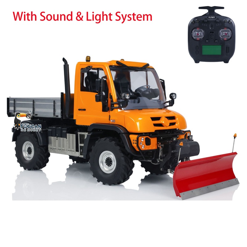 1/10 U423 4X4 Hydraulic RC Off-road Vehicles Remote Control Rock Crawler Climbing Car Model ST8 PNP Version Painted Light Sound Orange