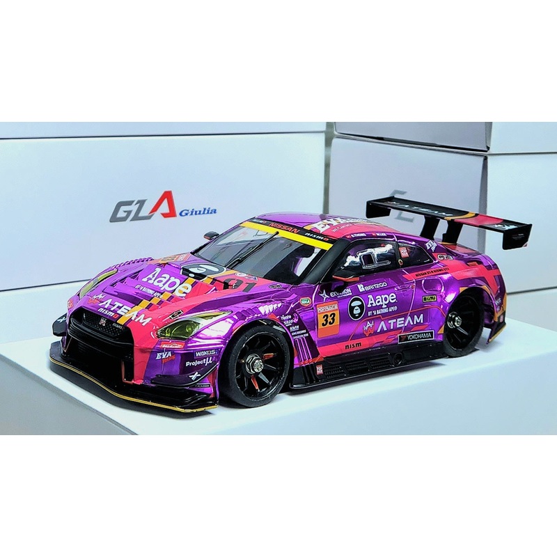 1-28 GL NISSAN R35 GT3 Body body-002(33) (METALLIC PURPLE) (98mm) for Mini-Z [GL Racing] GL-NISSAN-GT3-002