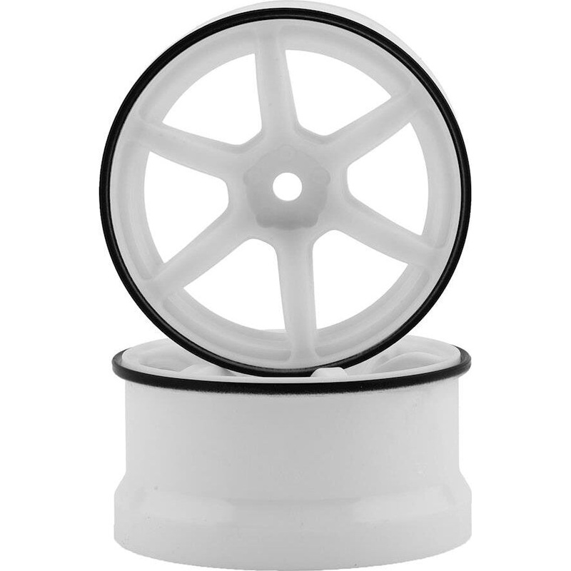 Yokomo 12mm Hex Racing Performer High Traction RWD Drift Wheels (White) (2)