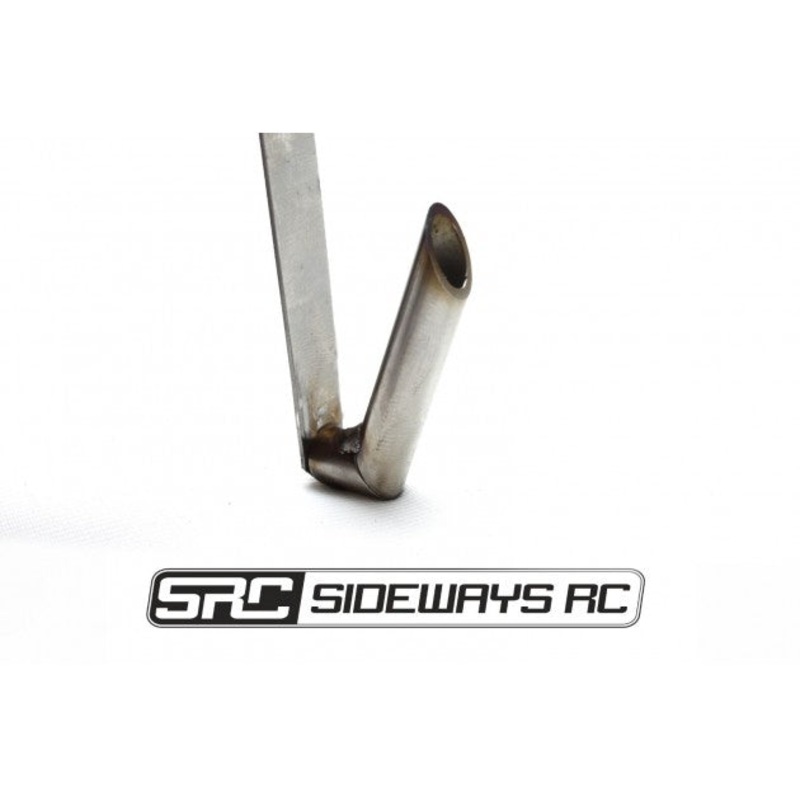 Zuko 3 Pipe – 8mm x 35mm (Boso Style) Angled Single Muffler Exhaust Tip [SRC]