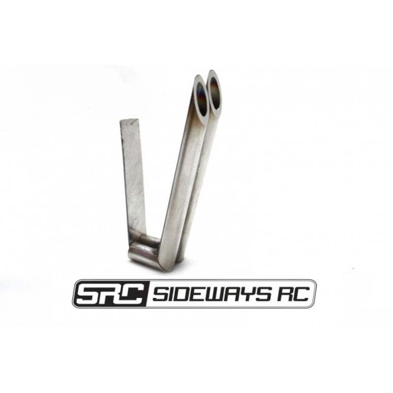 Zuko 2 Pipe – 6mm x 65mm (Boso Style) Angled Dual Muffler Exhaust Tip [SRC]