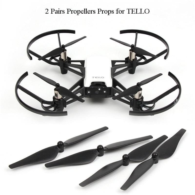 2 Pairs Propellers for DJI Tello – drone Quick-Release Propellers for DJI TELLO Drone Propellers prop Accessories 4Pairs Red