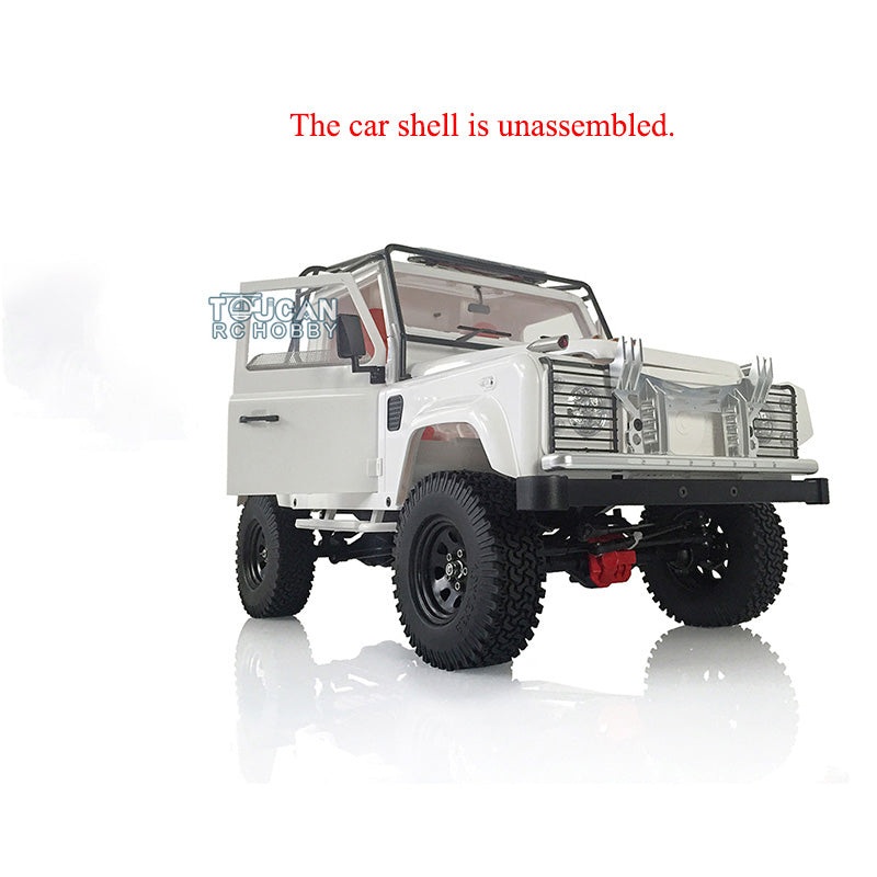 1/10 Metal Chassis Cabin Shell Unassembled Body  D90 Rmote Controlled Crawler Car Pickup DIY Model Unpainted