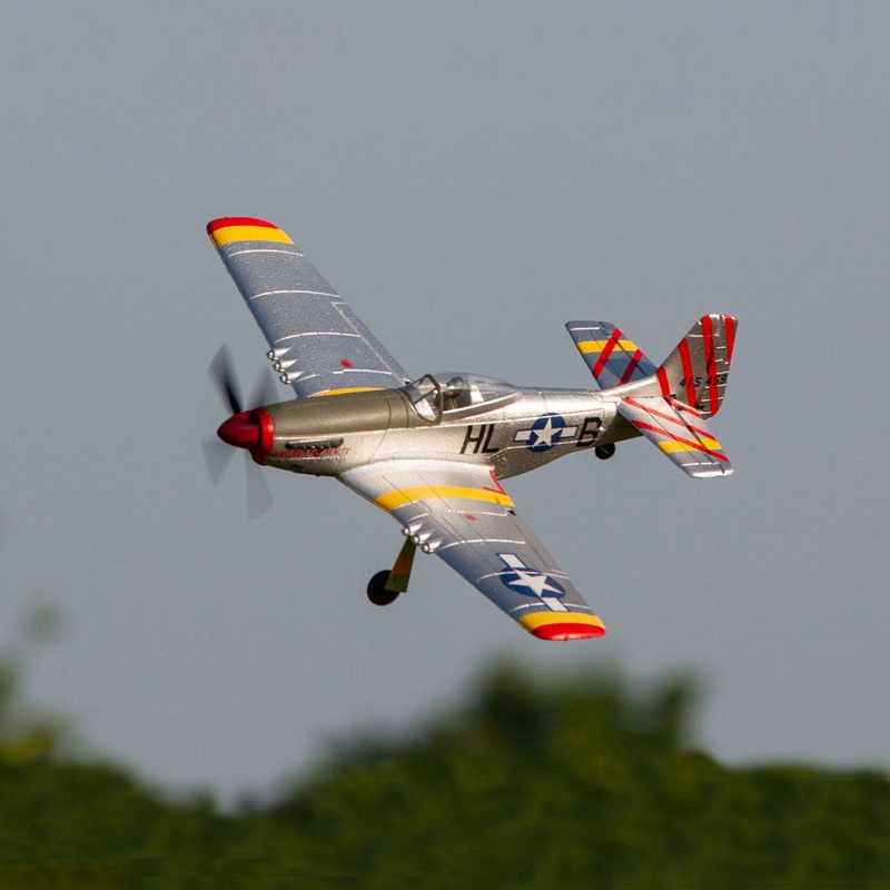 A1601 – P-51D Mustang 500mm Brushless RFT (Ready-for-Transmitter) Warbird with PASS System