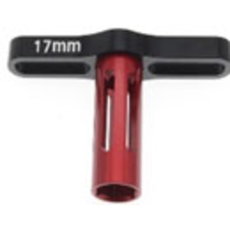 17mm Hex Nuts Wrench; Black Handle