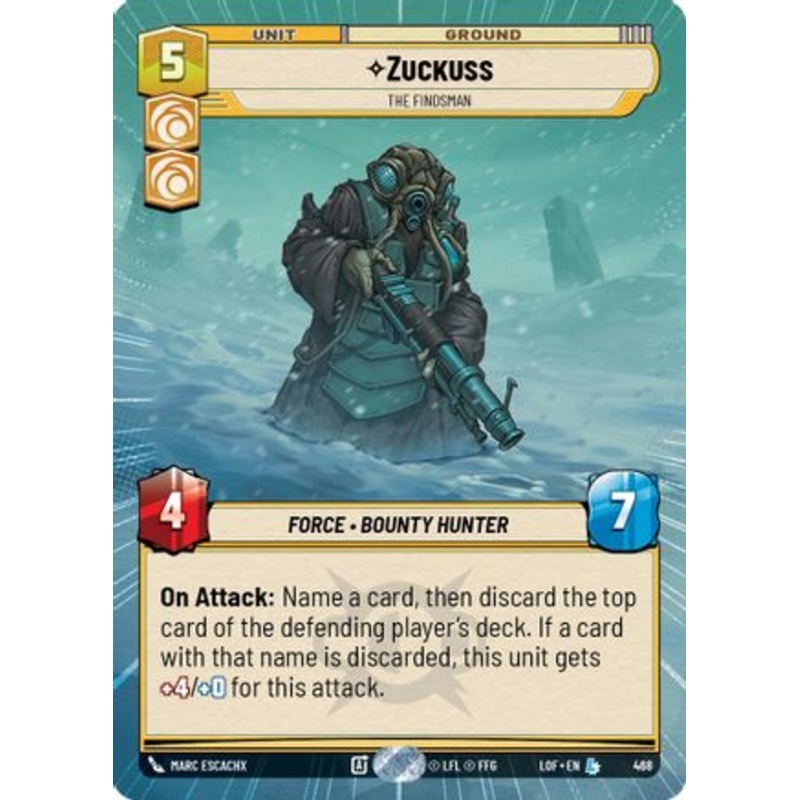 Zuckuss – The Findsman (Hyperspace) (468) – Legends of the Force Near Mint