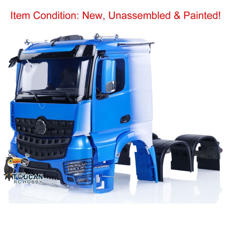 1/14 Plastic Painted Cabin Body Shell Set for 6×6 RC Tractor Radio Controlled Truck 6X4 Electric Car Hobby Model K3363 KIT