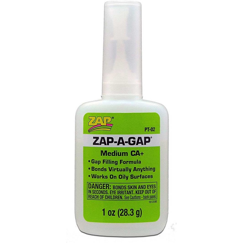 Zap-A-Gap Medium CA+ Glue, 1 oz