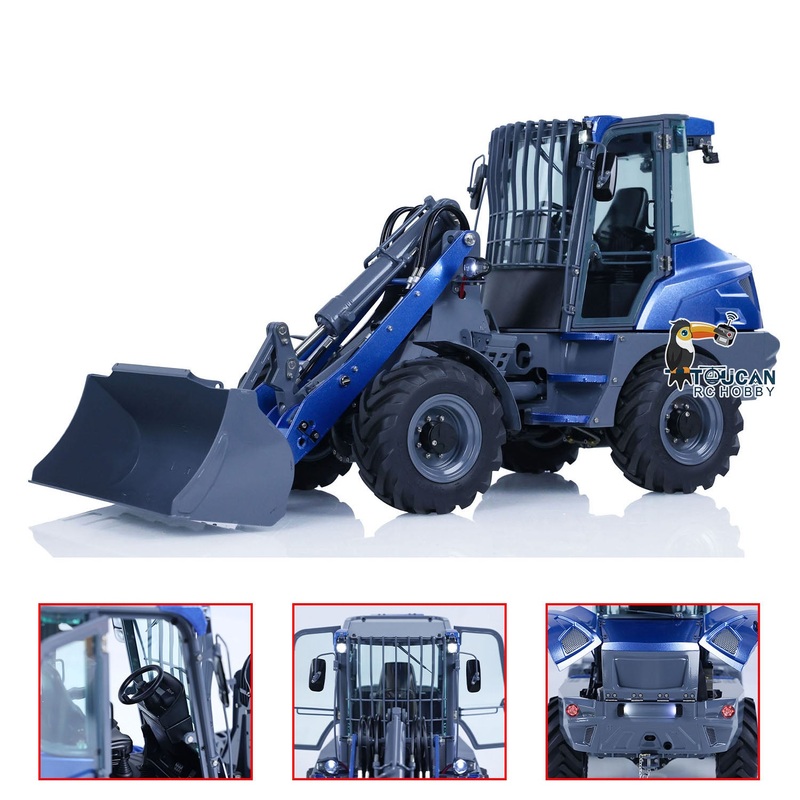 1:14 LESU Metal RC Hydraulic Loader AOUE MCL8 Remote Control Engineer Vehicles Simulation Car Electric Models Optional Versions Comes WHITHOUT Battery & Radio System & Charger